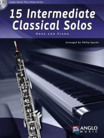 15 Intermediate Classical Solos for Oboe published by Anglo (Book & CD)